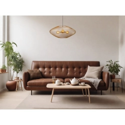 MESH Lampa wisząca Ø 88 cm 3xE27 złoty mat / mosiądz 21423/88/02 Lucide - zdjęcie dodatkowe 1